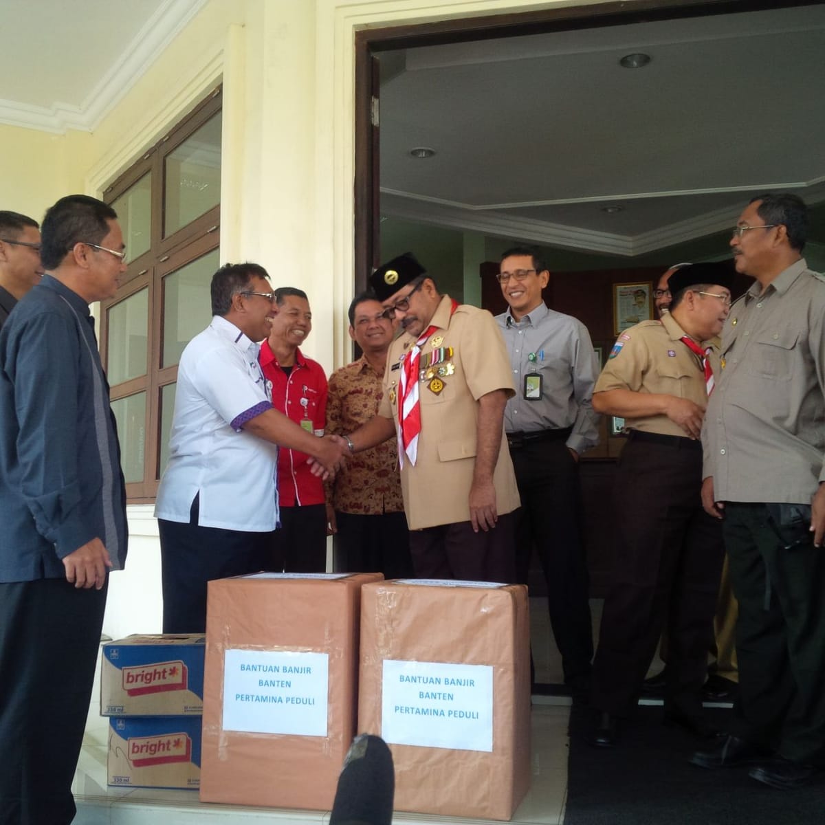 Bantuan Logistik Pertamina untuk Korban Banjir Banten