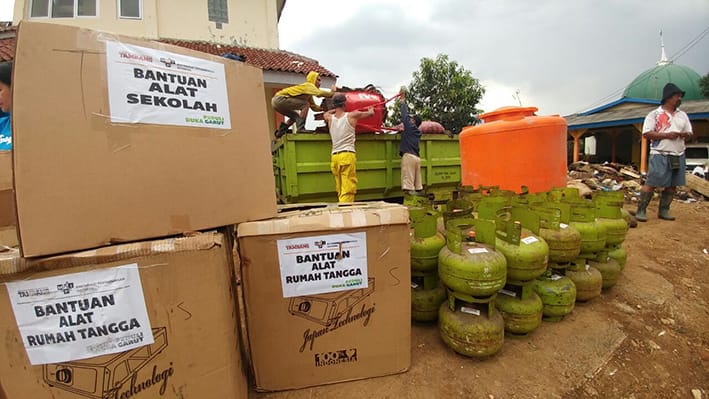 Dukungan Jangka Panjang TAMBANG bagi Korban Banjir Bandang