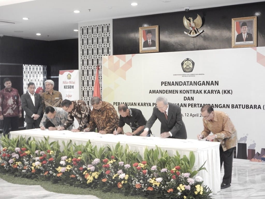Ada 27 Perusahaan Tambang Amandemen Kontrak