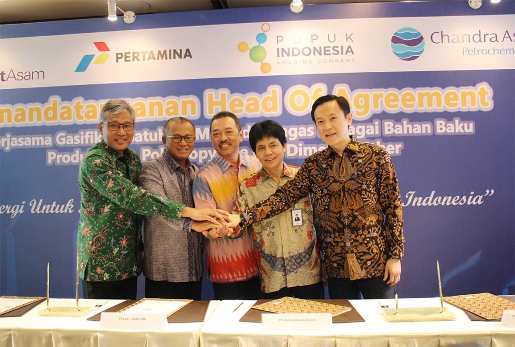 Penandatanganan Head of Agreement Hilirisasi Batubara untuk Nilai Tambah Batubara