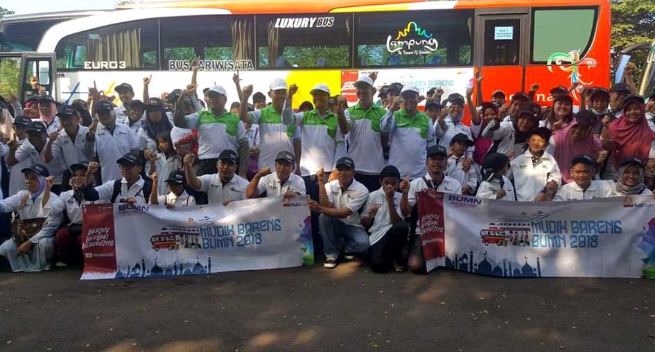 Mudik Bareng PTBA, Fasilitasi Mahasiswa Sumbagsel