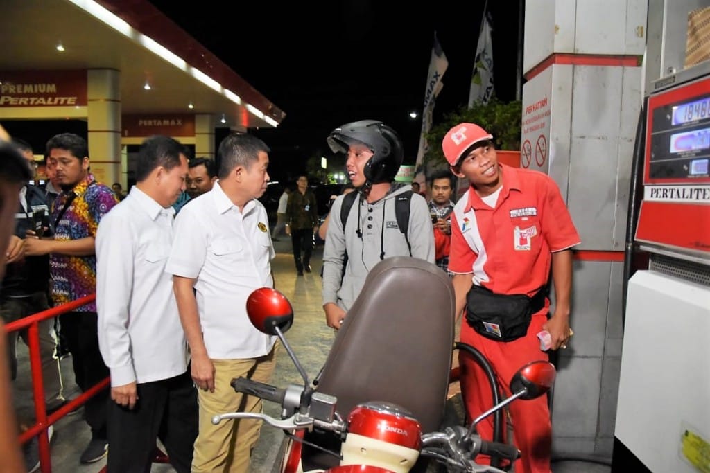 Jonan Tinjau Penyediaan Premium Di Jogja