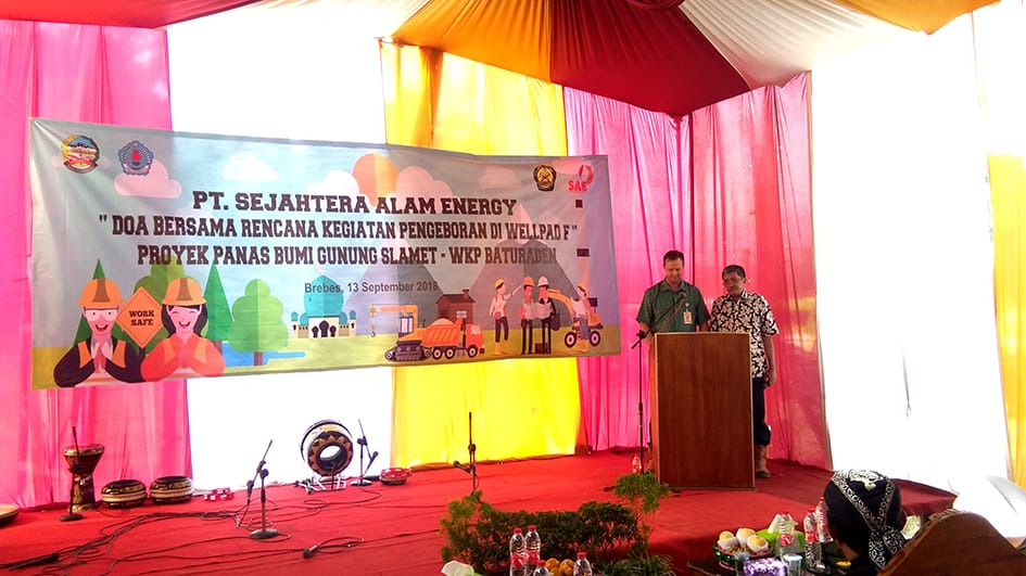 SAE Awali Pengeboran Wellpad F dengan Doa Bersama