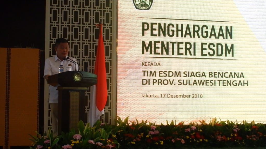 Jonan Beri Penghargaan 120 Tim Tanggap Bencana ESDM