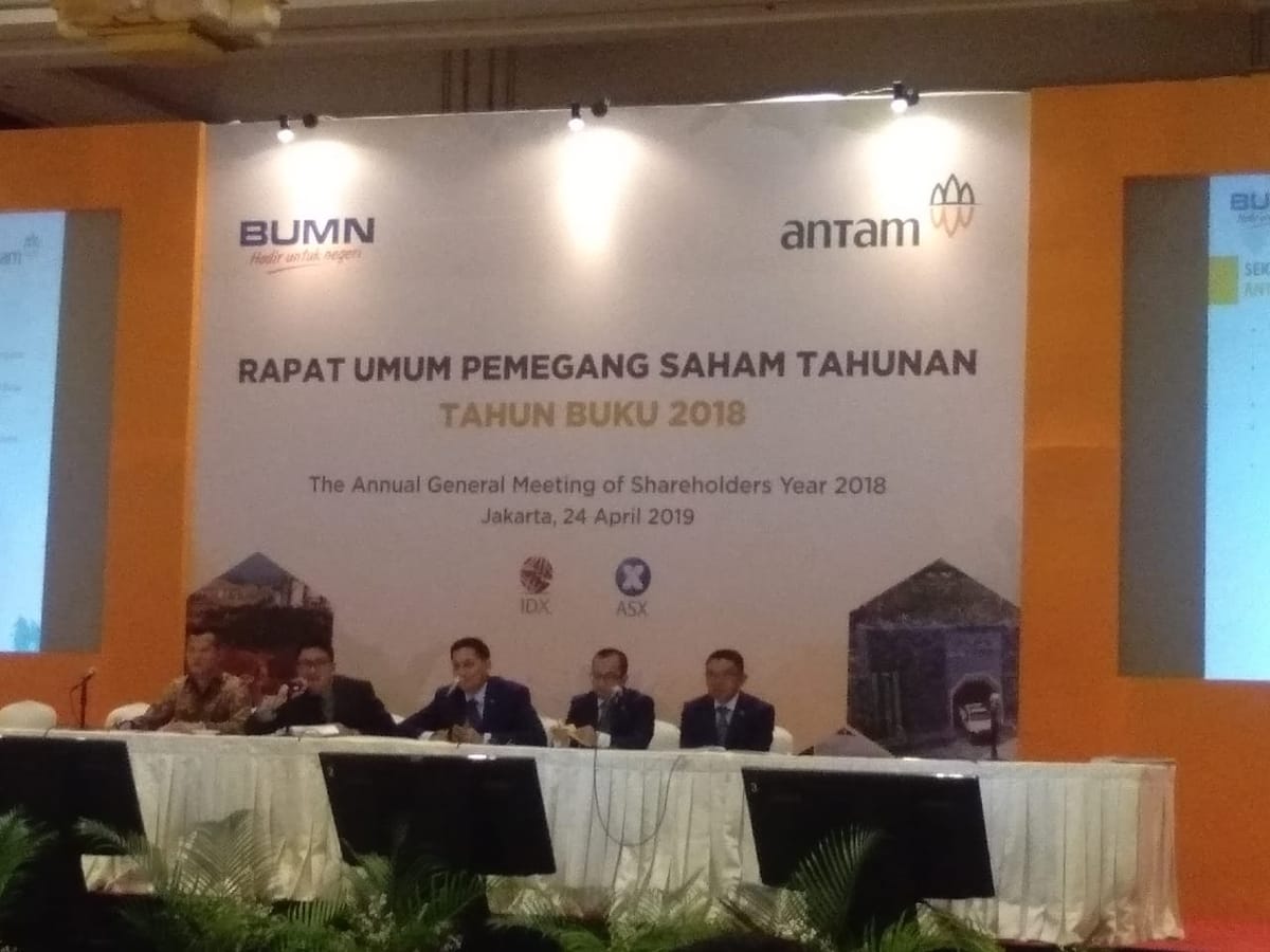 Antam Raih Penghargaan Investor Awards Sektor Pertambangan 2019