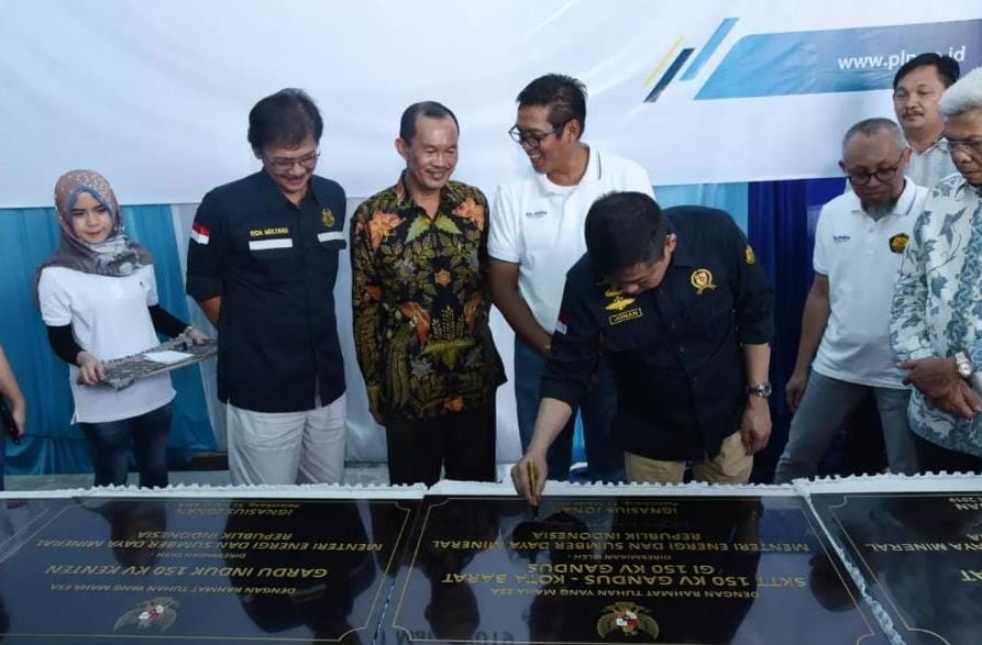 Jonan Resmikan 5 Proyek listrik di Sumatera