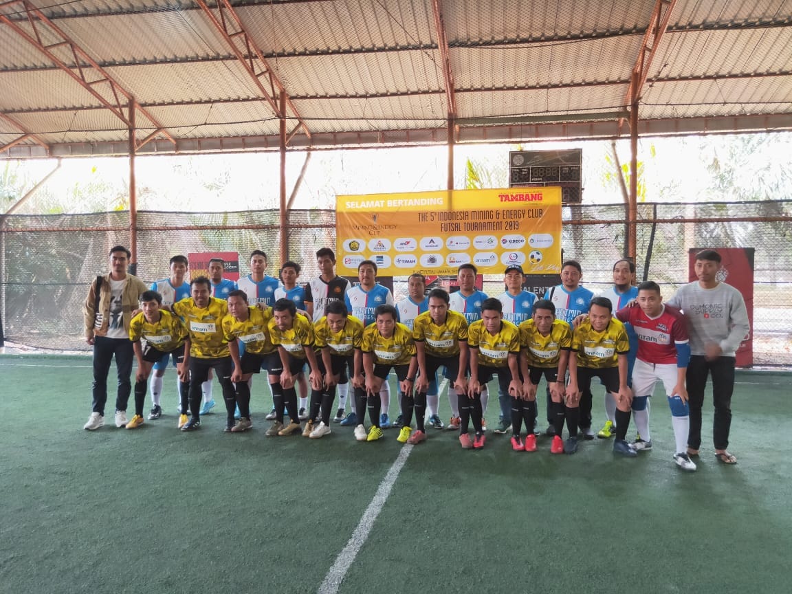 Antam Sabet Juara Turnamen Futsal Mining And Energy Cup 2019