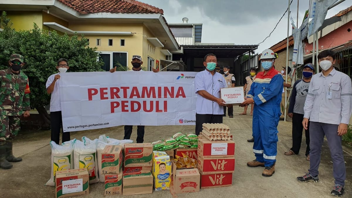 Lima Desa Di Karawang Terendam Banjir, Pertagas Kembali Salurkan Bantuan