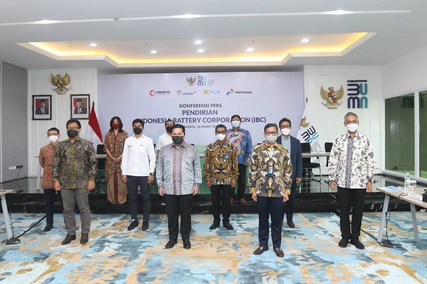 Kementerian BUMN Bentuk Indonesia Battery Corporation