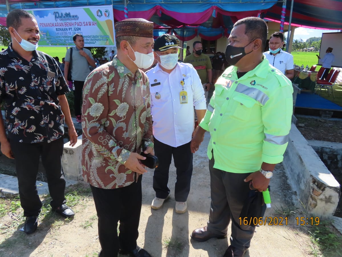 Anak Usaha J Resources Gelar Pelatihan Penangkaran Benih Padi