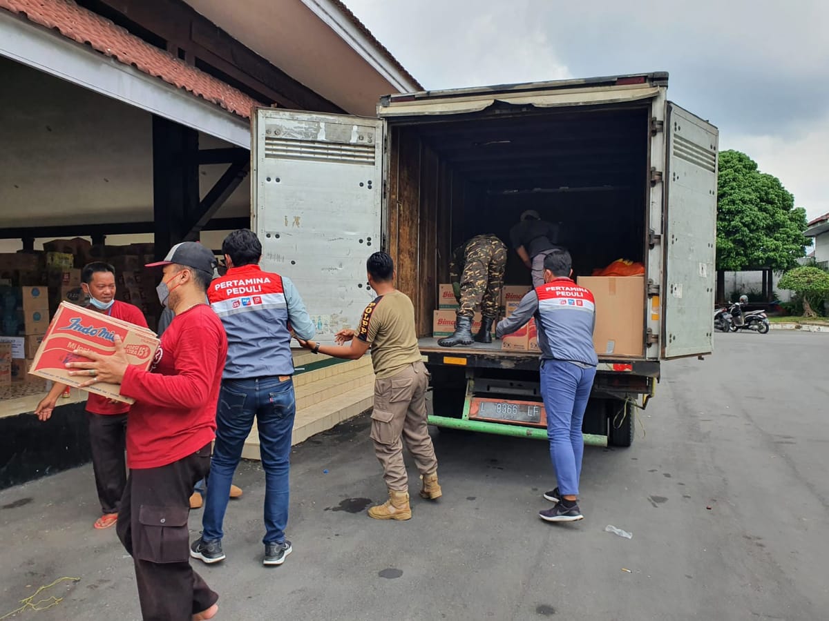 Pertamina Grup Kirim Bantuan Untuk Korban Erupsi Semeru