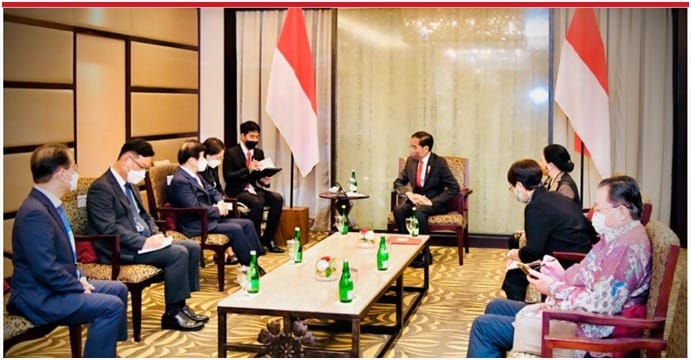 Bertemu Ketua DPR Korsel, Presiden Jokowi Siap Perkuat Kerja Sama di Bidang Mobil Listrik