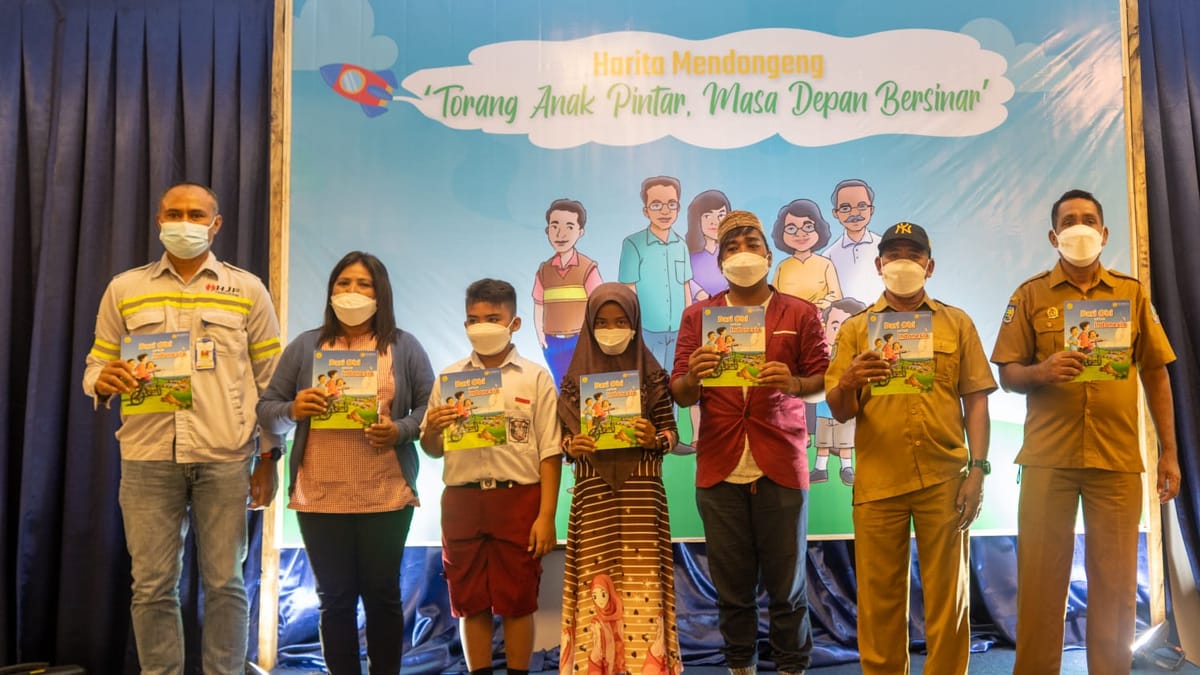 Peringati Hari Anak Nasional, Harita Nickel Edukasi Siswa SD Tentang Nikel di Pulau Obi