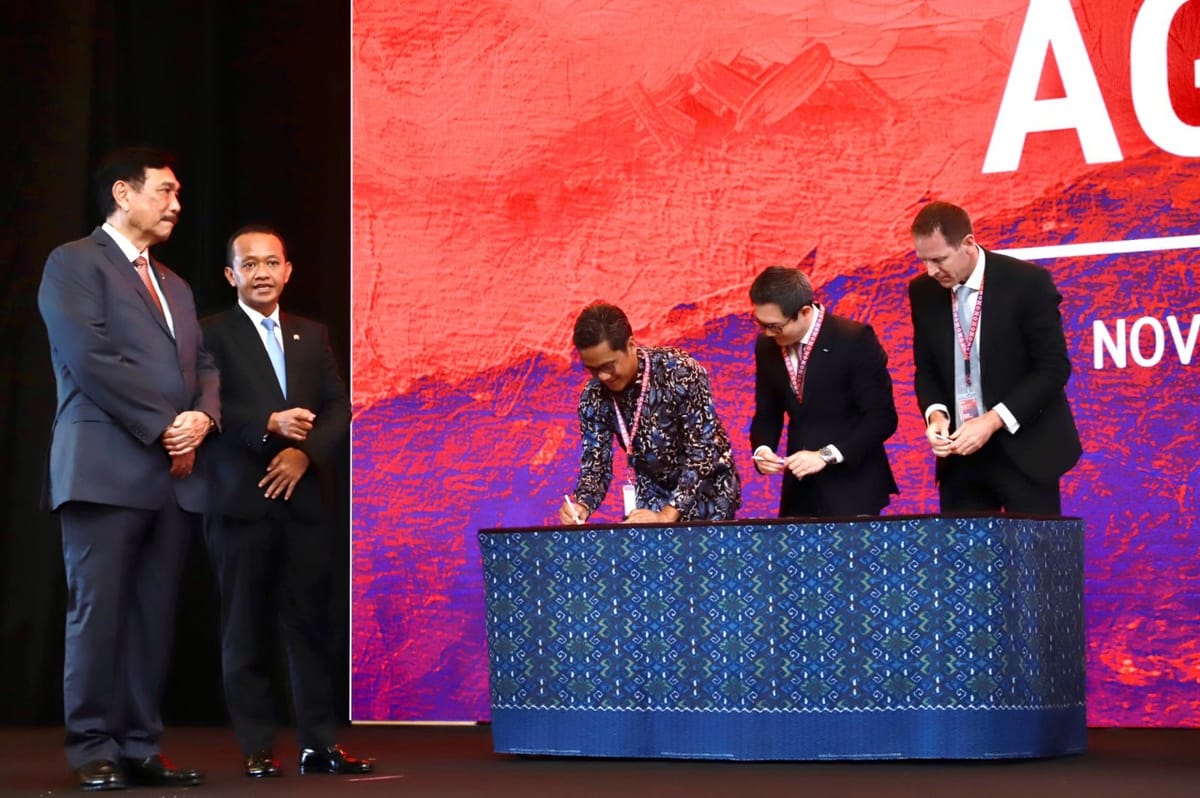 Pertamina NRE Tandatangani Perjanjian Eksplorasi Proyek Pengembangan Hidrogen Hijau dan Amonia Hijau