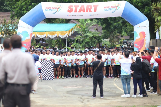 PT Pertamina Hulu Indonesia Sukses Selenggarakan Bor-Neo Run 2023