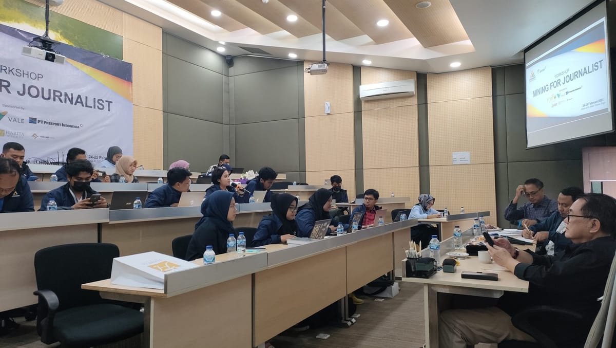 Lewat Lokakarya Mining for Journalist, PERHAPI Dorong Insan Pers Melek Tambang