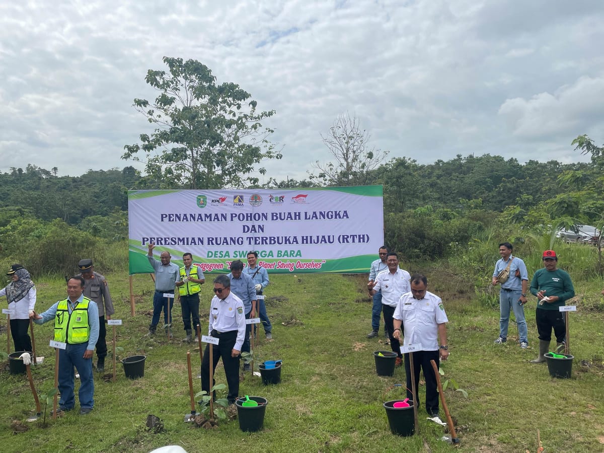 Wujud Peduli Lingkungan, PAMA Dan Pemda Kutim Gelar Penanaman Pohon