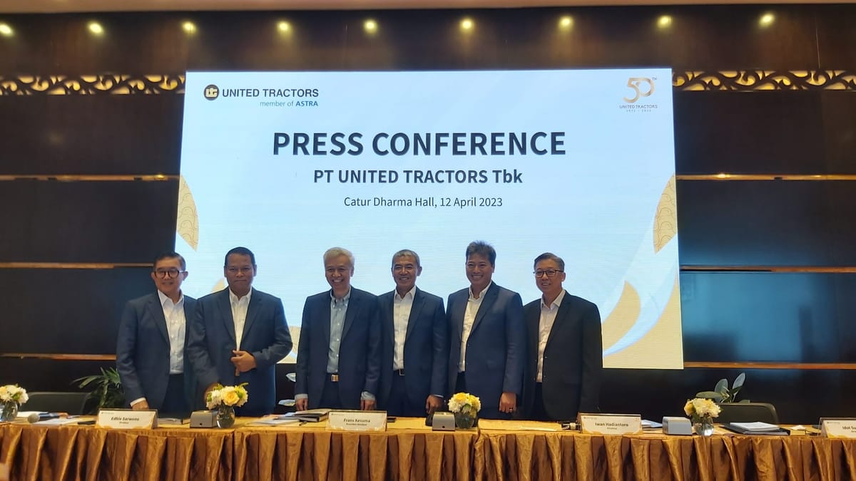 Gelar RUPS Tahunan, United Tractors Tebar Dividen Sebesar Rp25,5 Triliun