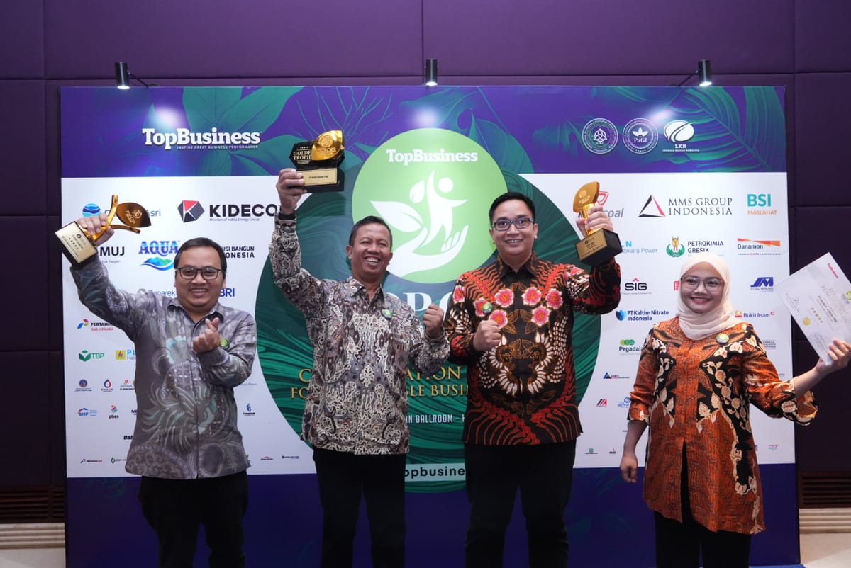Bukit Asam Sabet Tiga Penghargaan Ajang Top CSR