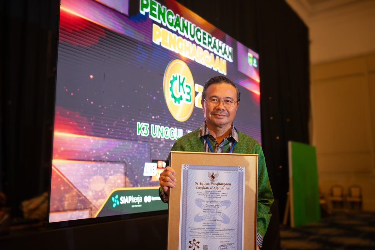 Keren... Tiga Entitas NCKL Raih Anugerah K3 Awards Dari Kemenaker RI
