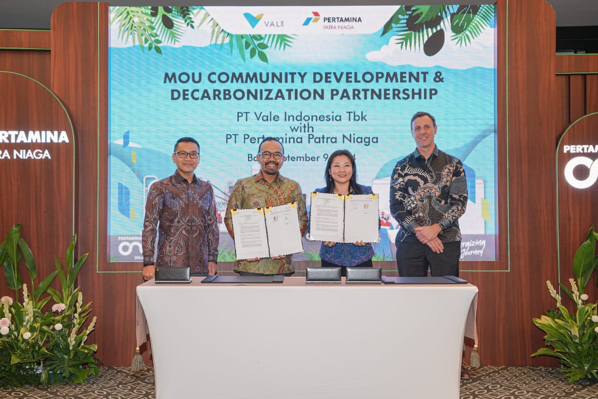 Pertamina Patra Niaga Siap Pasok Bahan Bakar Ramah Lingkungan Ke PT Vale Indonesia,Tbk