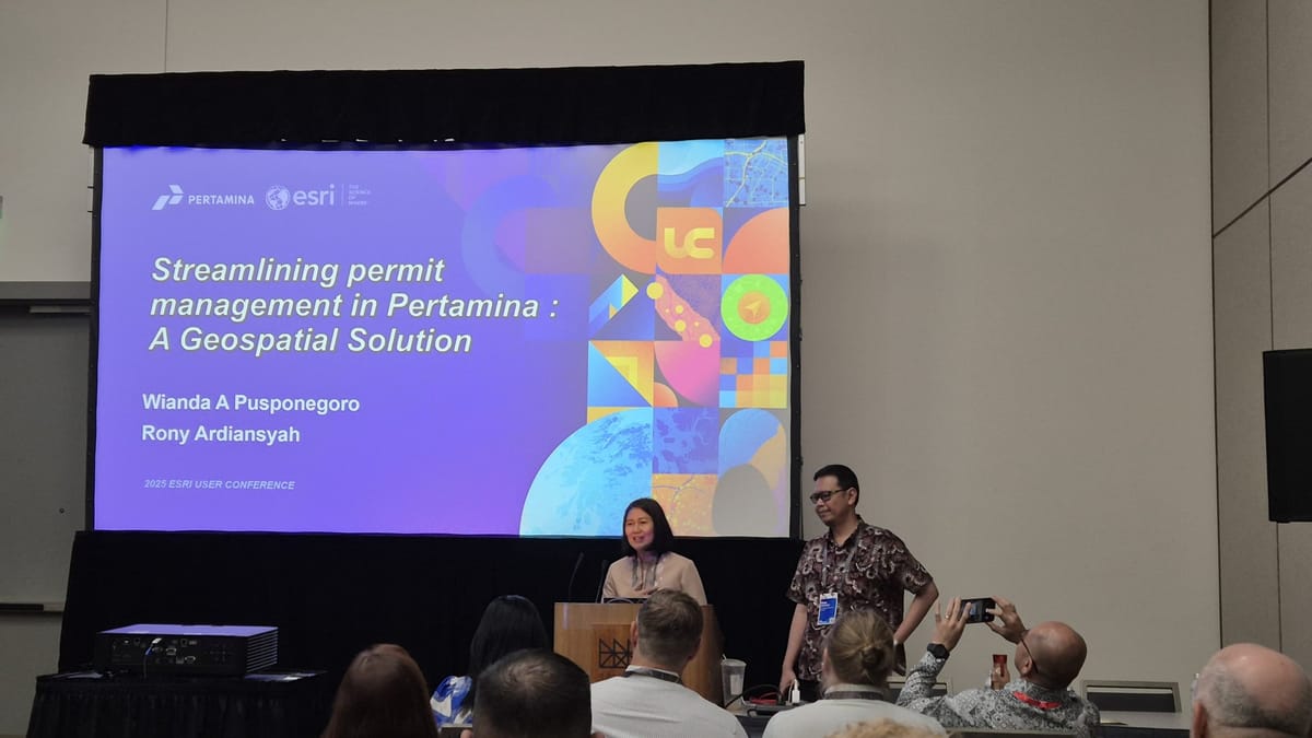 Pertamina Kenalkan Inovasi Sistem Perizinan Real-Time Di Esri User Conference 2025
