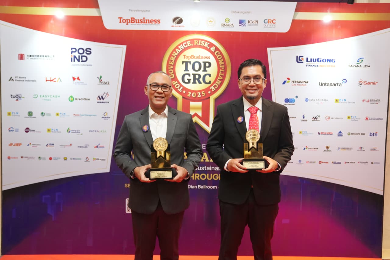 Komitmen Terapkan GRC Dalam Bisnis, PGN Diganjar TOP GRC Award 2025