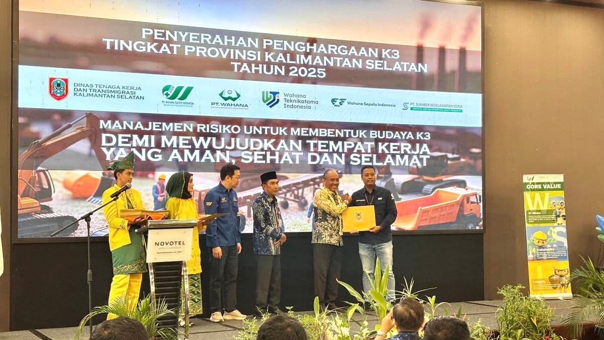 United Tractors Raih K3 Zero Accident Award 2025