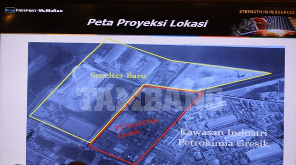 Pekan Ini Freeport Siap Tanda Tangan Kontrak Sewa Lahan Smelter