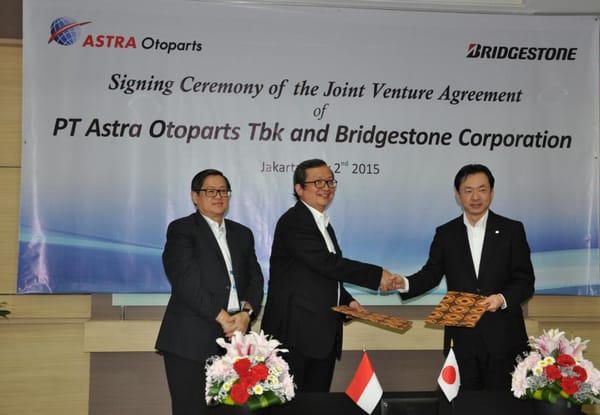 Astra Otoparts dan Bridgestone Dirikan Perusahaan Patungan Komponen Anti-Vibration