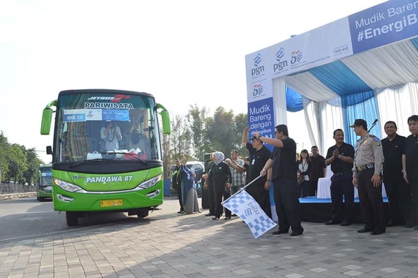 PGN Berangkatkan 4100 Pemudik