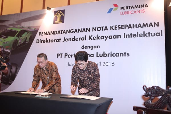 Pertamina Lubricants dan Ditjen Haki Kerjasama Terkait Kekayaan Intelektual