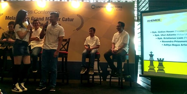 United Tractor Besut Dua Atlet Catur Muda Raih Grandmaster