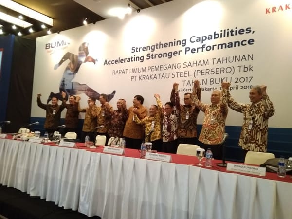 2017 Masih Merugi, Krakatau Steel Belum Bisa Bagi Dividen