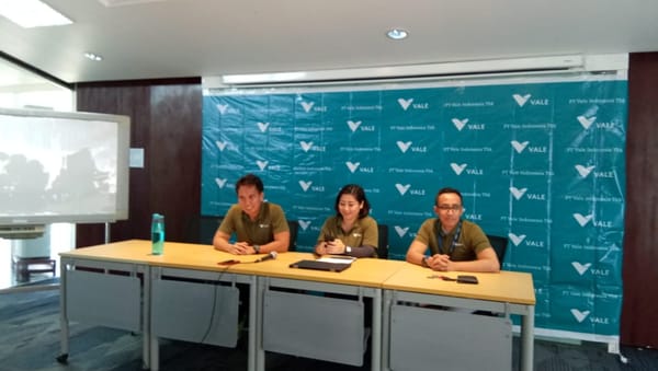 Oktober 2019, Vale Kembali Divestasi Saham 20 Persen
