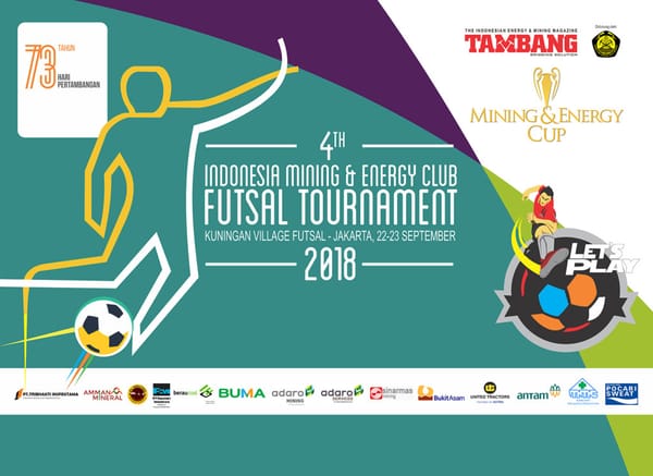 Catat, Besok Turnamen Futsal Majalah Tambang Dimulai