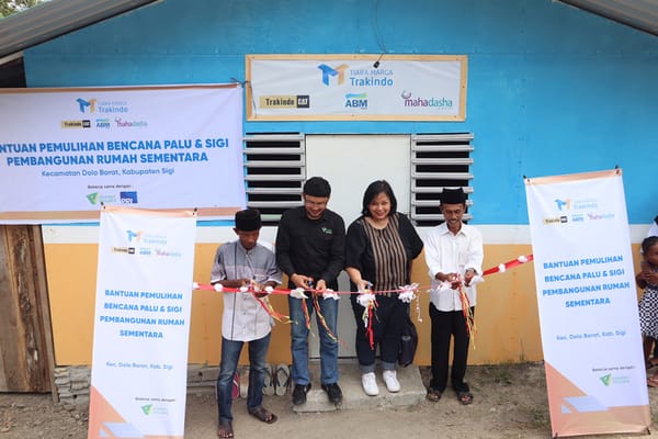 Trakindo Bangun 25 Rumah Tahan Gempa Di Palu