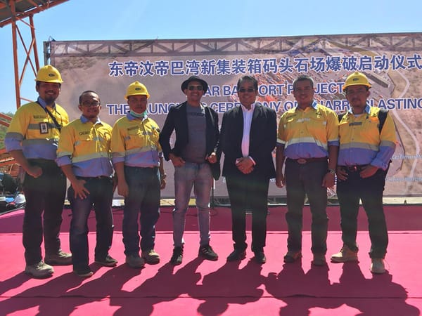 Penetrasi Pasar, DAHANA Garap Peledakan Pelabuhan Terbesar Timor Leste