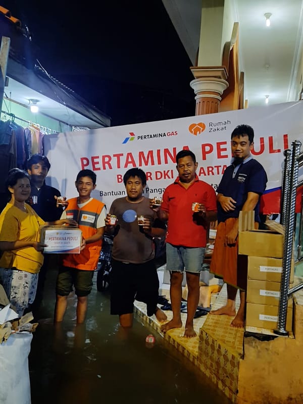 Pertagas Kirim Bantuan Bagi Korban Banjir Di Jakarta