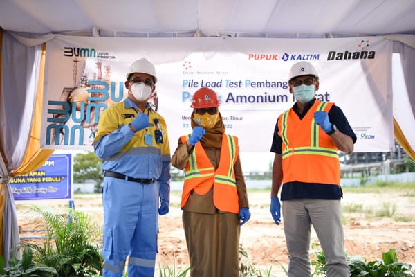 Babak Baru Pabrik Amonium Nitrat Duet DAHANA dan Pupuk Kaltim