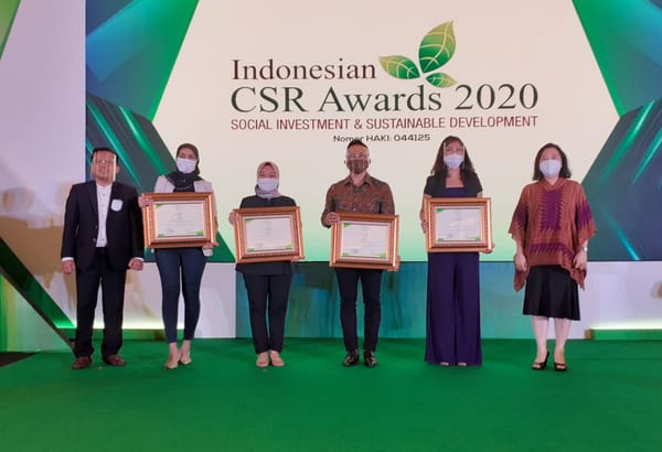 Penghargaan Platinum dan Gold Bidang CSR untuk PT Borneo Indobara