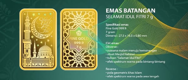 Bingung Cari Hadiah, Antam Punya Produk Logam Mulia Bertema Idul Fitri