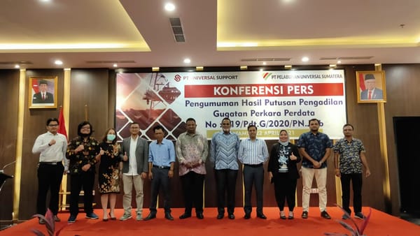 PN Jambi Menangkan Gugatan Universal Support Soal Kontrak Tambang Batu Bara