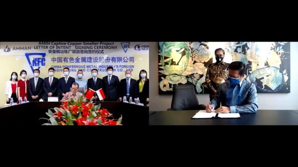 Untuk Smelter Tembaga, AMMAN Pilih Konsorsium NFC/NERIN sebagai Kontraktor EPC