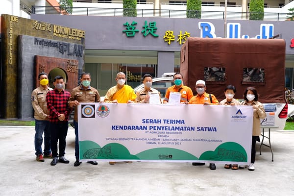 PTAR Sumbang Kendaraan Untuk Dukung Sanctuary Harimau Sumatera Barumun