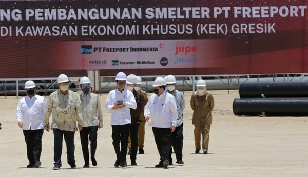 Smelter Diresmikan Jokowi, Freeport Minta Insentif Fiskal Guna Tunjang Keekonomian