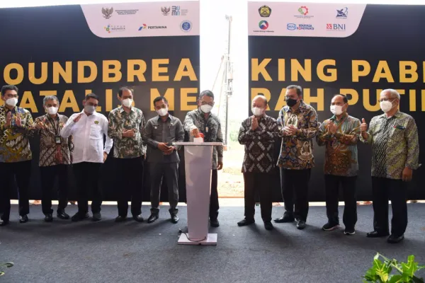 Pabrik Katalis Merah Putih Mulai Dibangun