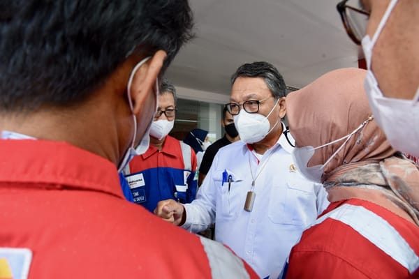 Menteri Arifin: Proyek Jambaran Tiung Biru Selangkah Lagi Gas In