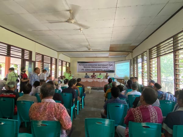 Anak Usaha J Resources Lakukan Konsultasi Masyarakat Terkait Pengalihan Sungai