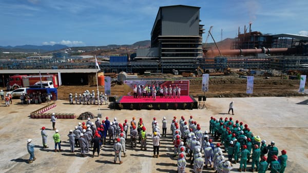 Smelter Nikel Milik Harita Mulai Produksi
